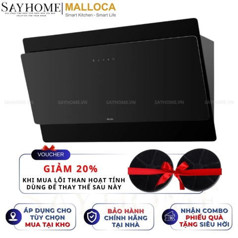 Máy hút mùi Malloca MC 9086HS áp tường - Hàng chính hãng Malloca