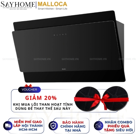 Máy hút mùi Malloca MC 9086HS áp tường - Hàng chính hãng Malloca