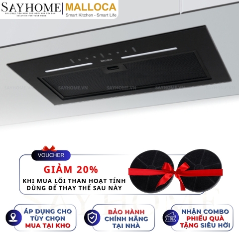 Máy hút mùi MALLOCA MH 700GT âm tủ - Hàng chính hãng