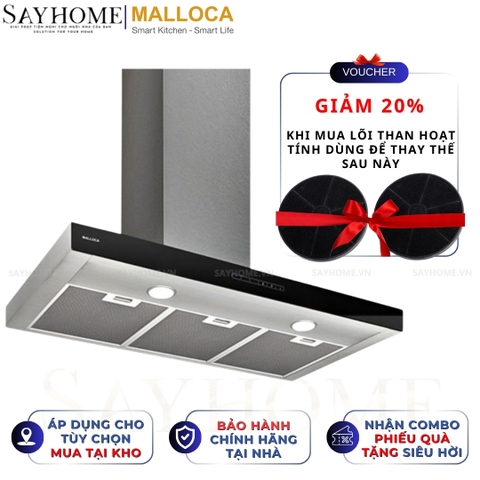 Máy hút mùi MALLOCA MIN F-205 chữ T RANGE HOOD - Hàng chính hãng MALLOCA
