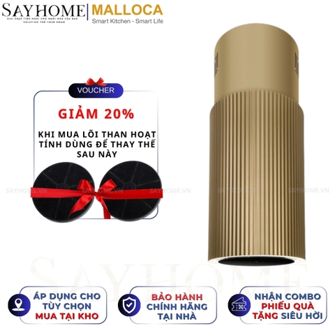Máy hút mùi Malloca Monogold K-382G treo độc lập - Hàng chính hãng Malloca