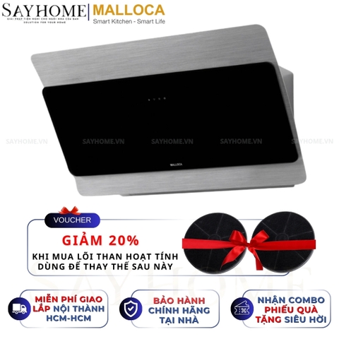 Máy hút mùi MALLOCA PLANA K3444 áp tường RANGE HOOD - Hàng chính hãng MALLOCA