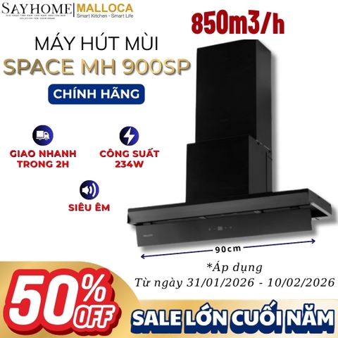Máy hút mùi MALLOCA Space MH 900SP âm tủ - Hàng chính hãng