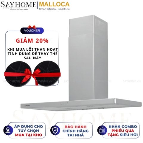 Máy hút mùi MALLOCA THETA K1520 chữ T RANGE HOOD - Hàng chính hãng MALLOCA
