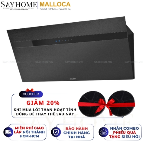 Máy hút mùi Malloca VITA V-15 GRES dạng TV - Hàng chính hãng Malloca