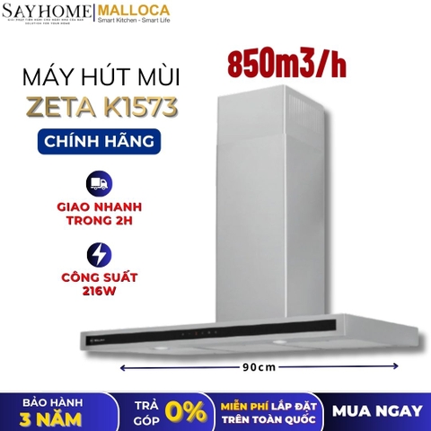 Máy hút mùi MALLOCA ZETA K1573 chữ T RANGE HOOD - Hàng chính hãng