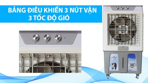 Máy quạt làm mát hơi nước 80L Hakari HK-8600 - Phím cơ - Chính hãng