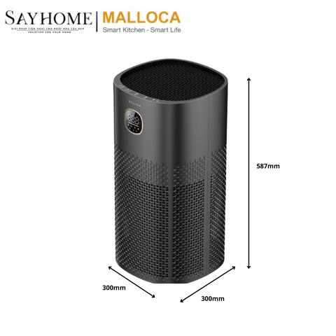 Máy lọc không khí MALLOCA MAP-08B diện tích phòng 62m2 - Hàng chính hãng