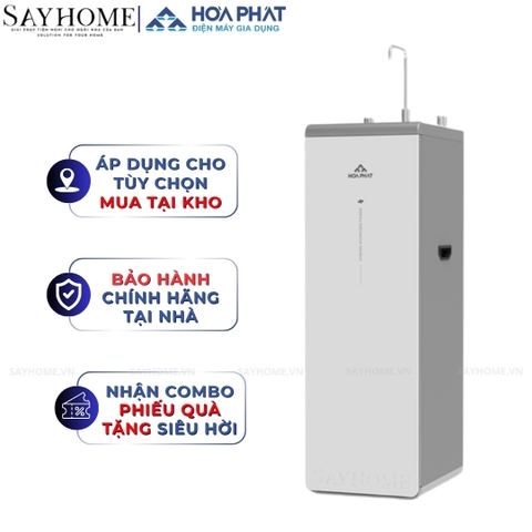 Máy lọc nước Hòa Phát HPA855 Hydrogen ion kiềm RO HyperS 12 lõi lọc