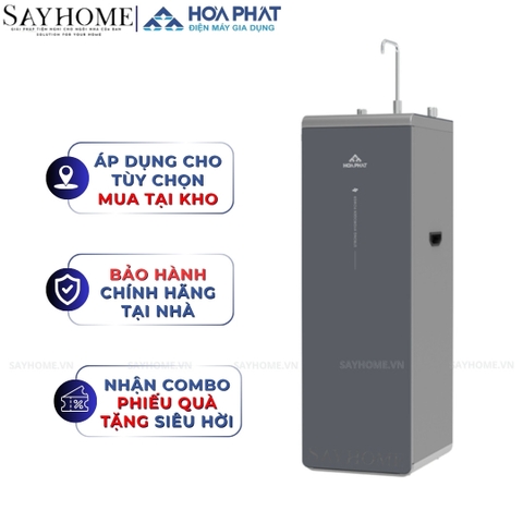 Máy lọc nước Hòa Phát HPA856 Hydrogen ion kiềm RO HyperS 12 lõi lọc