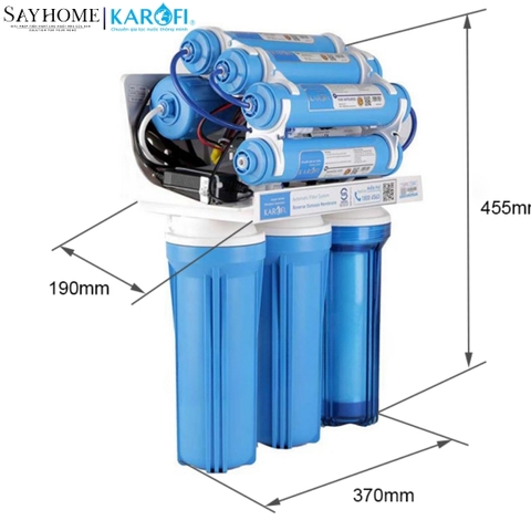 Máy lọc nước Karofi KT-ERO80 để gầm 8 lõi lọc