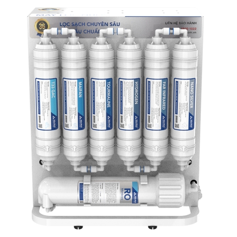 Máy lọc nước với 10 lõi lọc RO Hòa Phát để gầm chân quỳ HWU1A1022 sayhome