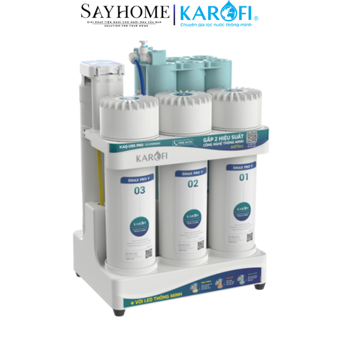 Máy lọc nước để gầm 10 lõi lọc KAROFI KAQ-U95 PRO- NEW 2025 tại thành phố Hồ Chí Minh