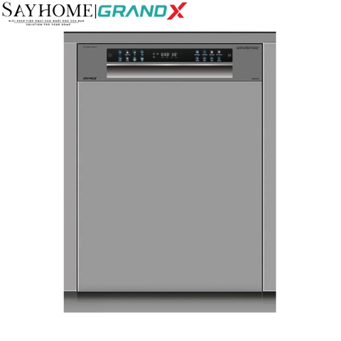 Máy rửa bát GrandX SMI8GX82 16 bộ đồ ăn Châu Âu - Bảo hành chính hãng