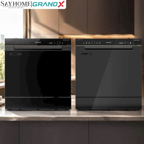 Máy rửa bát GrandX SMS6GX10G 10 bộ đồ ăn Châu Âu tại Thành phố Hồ Chí Minh