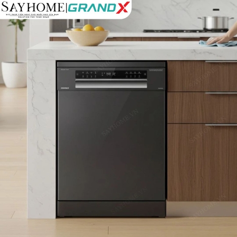 Máy rửa bát GrandX SMS7GX86G 16 bộ đồ ăn Châu Âu - Bảo hành chính hãng
