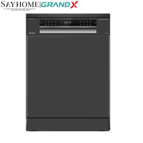 Máy rửa bát GrandX SMS7GX86G 16 bộ đồ ăn Châu Âu - Bảo hành chính hãng