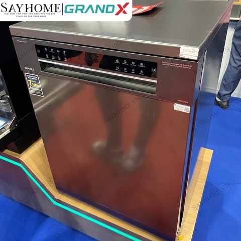 Máy rửa bát GrandX SMS7GX86G 16 bộ đồ ăn Châu Âu tại Thành phố Hồ Chí Minh