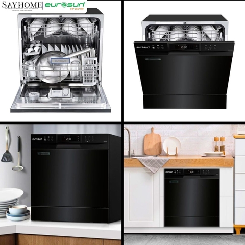Máy rửa bát độc lập EUROSUN MS60E08EB 10 bộ đồ ăn tại thành phố Hồ Chí Minh