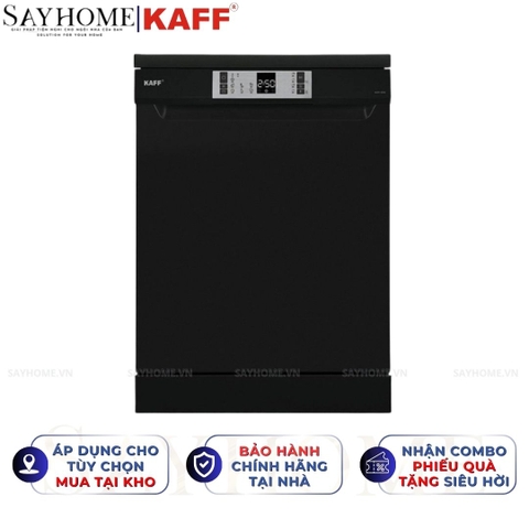 Máy rửa chén bát KAFF KF-CARYA1FB độc lập 16 bộ đồ ăn Châu Âu - Hàng chính hãng KAFF