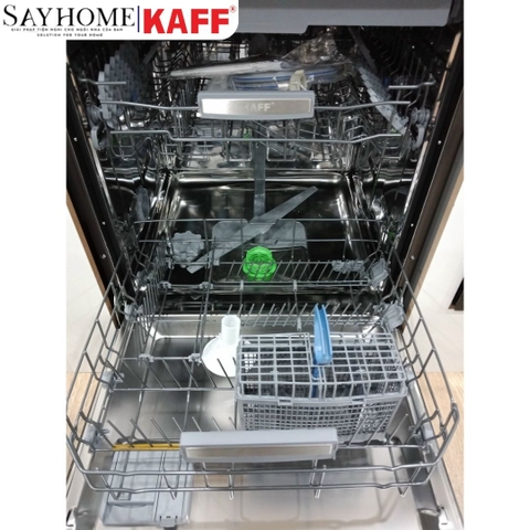 Máy rửa chén KAFF KF-SPA230 bán âm 15 bộ đồ ăn Châu Âu - Hàng chính hãng
