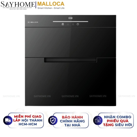 Máy sấy chén dĩa MALLOCA MSC-1005 âm tủ 100 lít - Hàng chính hãng
