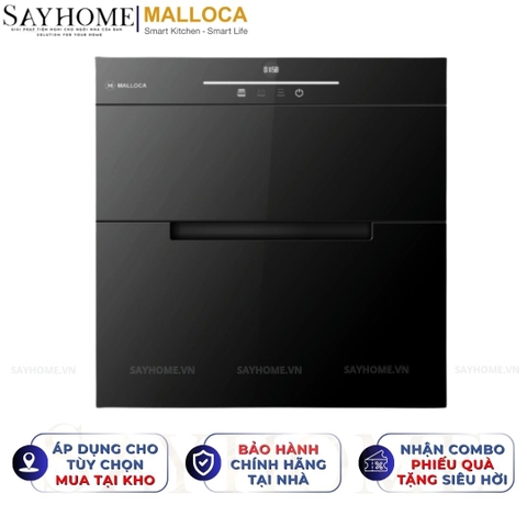 Máy sấy chén dĩa MALLOCA MSC-1005 âm tủ 100 lít - Hàng chính hãng