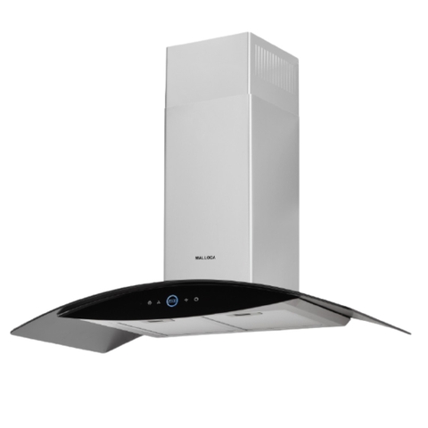 Máy hút mùi kính cong áp tường Malloca MC 9018HS tại thành phố Hồ Chí Minh