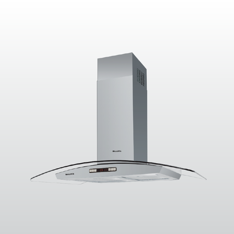 Máy hút mùi kính cong RANGE HOOD Malloca MC 9077 LCD