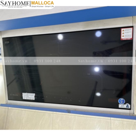Bếp điện từ kết hợp đôi Malloca MH-03IR N - Hàng chính hãng Malloca
