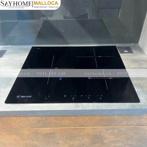 Bếp từ MALLOCA MI 593 BN 3 vùng nấu - Hàng chính hãng