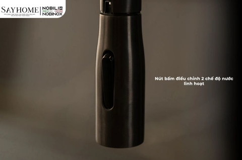 Vòi rửa chén NOBILI MANIA NB308G dây rút 2 chế độ - Hàng chính hãng