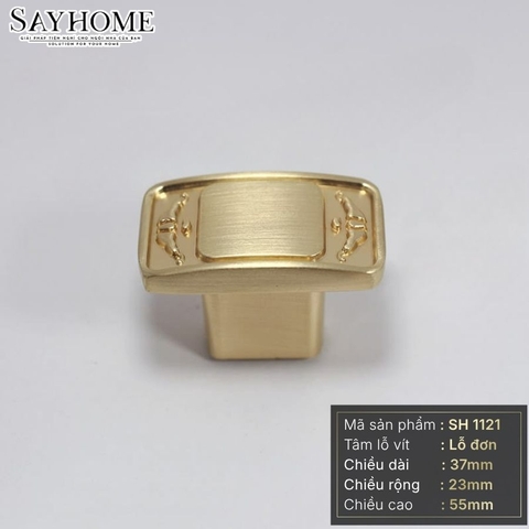 Núm tủ hiện đại màu vàng xước và xanh đen SH1121 tại thành phố Hồ Chí Minh