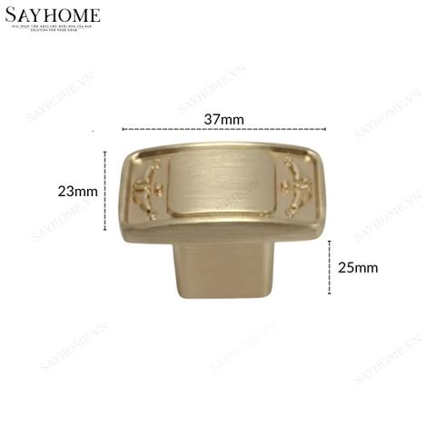 Núm tủ hiện đại màu vàng xước và xanh đen SH1121 tại thành phố Hồ Chí Minh