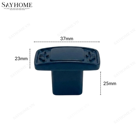 Núm tủ hiện đại màu vàng xước và xanh đen SH1121 tại thành phố Hồ Chí Minh