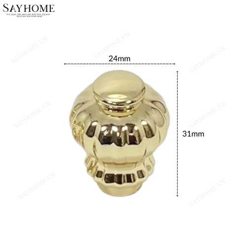 Núm tủ tân cổ điển vintage màu vàng gold SH1155 tại thành phố Hồ Chí Minh