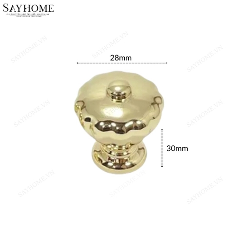 Núm tủ tân cổ điển vintage màu vàng gold và đen mờ SH1156 tại thành phố Hồ Chí Minh