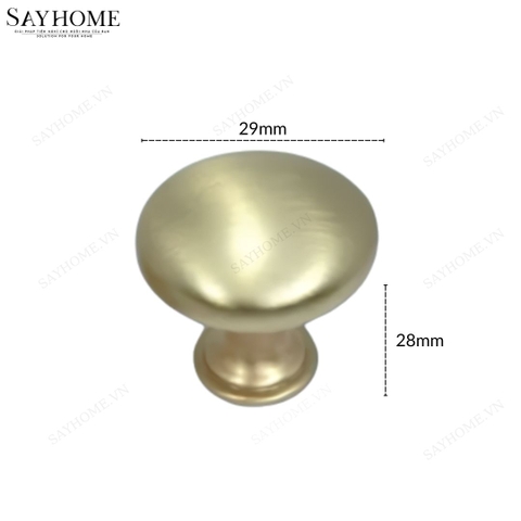 Núm tủ hiện đại màu vàng gold và vàng xước SH1651 tại thành phố Hồ Chí Minh