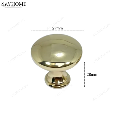 Núm tủ hiện đại màu vàng gold và vàng xước SH1651 tại thành phố Hồ Chí Minh