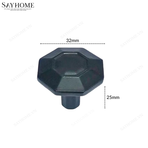 Núm tủ hiện đại màu đen mờ và vàng SH1824 tại thành phố Hồ Chí Minh