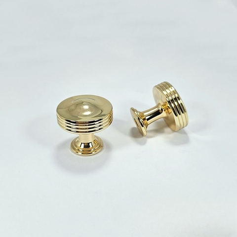 Núm tủ hiện đại màu vàng gold SH2343