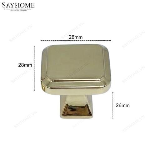 Núm tủ hiện đại màu vàng gold, vàng mờ và bạc bóng SH2802 tại thành phố Hồ Chí Minh