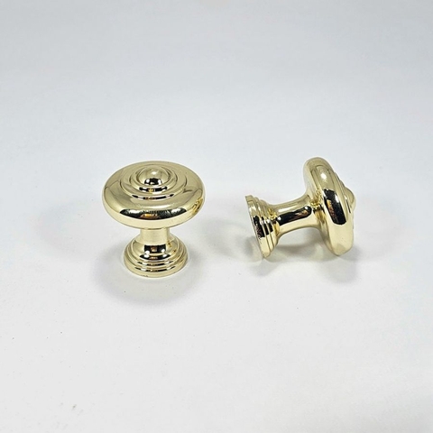 Núm tủ tân cổ điển vintage màu vàng gold SH3088