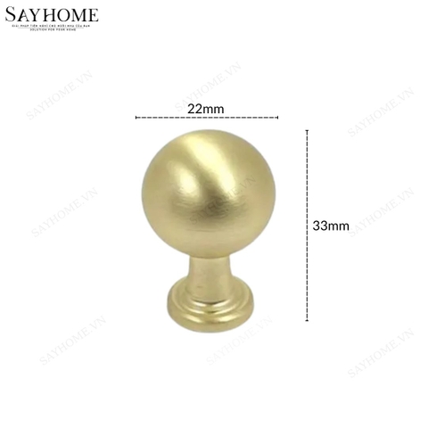 Núm tủ hiện đại màu vàng mờ SH5037 tại thành phố Hồ Chí Minh