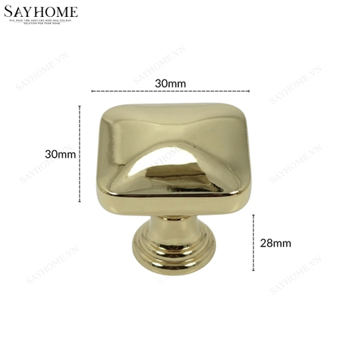Núm tủ hiện đại màu vàng mờ, vàng gold, đen mờ, bạc và bạc bóng SH5502 tại thành phố Hồ Chí Minh