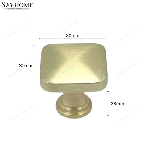 Núm tủ hiện đại màu vàng mờ, vàng gold, đen mờ, bạc và bạc bóng SH5502 tại thành phố Hồ Chí Minh