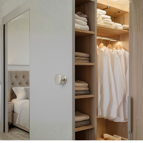 Núm tủ hiện đại màu vàng mờ, vàng xước và bạc xước SH5508