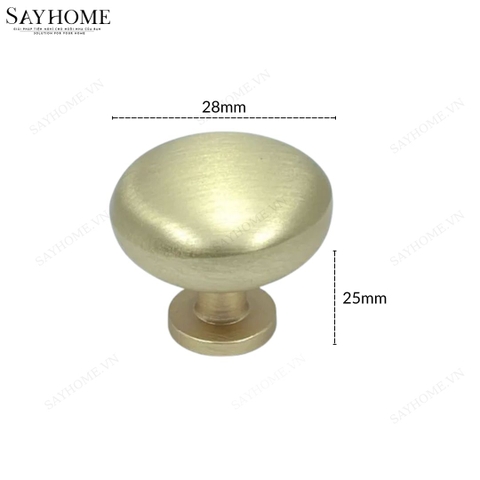 Núm tủ hiện đại màu đồng, vàng mờ, vàng gold, đen mờ và bạc bóng SH5518 tại thành phố Hồ Chí Minh