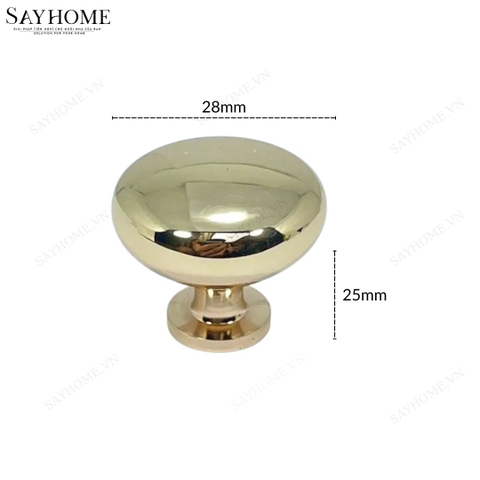 Núm tủ hiện đại màu đồng, vàng mờ, vàng gold, đen mờ và bạc bóng SH5518 tại thành phố Hồ Chí Minh