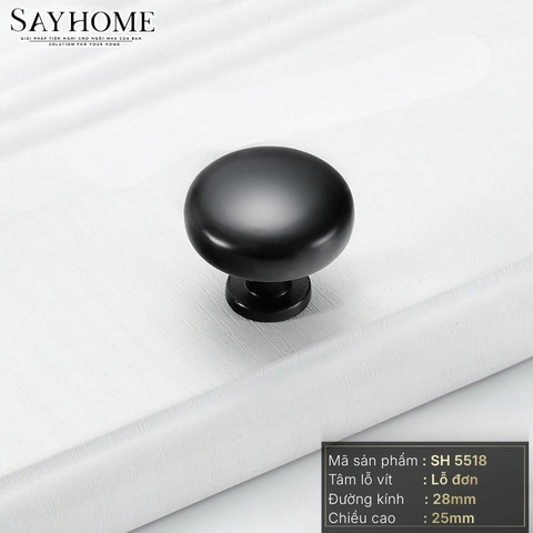 Núm tủ hiện đại màu đồng, vàng mờ, vàng gold, đen mờ và bạc bóng SH5518